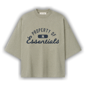 Fear of God Essentials Yankees Merch Tee 'Seal Heather'