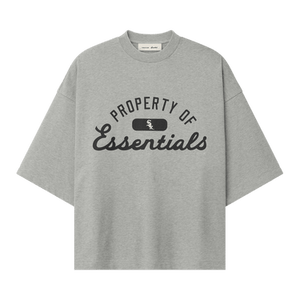 Fear of God Essentials White Sox Merch Tee 'Concrete Heather'