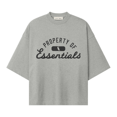 Fear of God Essentials White Sox Merch Tee 'Concrete Heather'