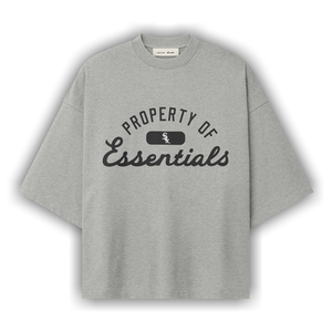 Fear of God Essentials White Sox Merch Tee 'Concrete Heather'