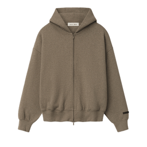 Fear of God Essentials Classic Zip-Up Hoodie 'Homestead Heather'
