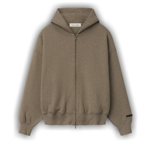 Fear of God Essentials Classic Zip-Up Hoodie 'Homestead Heather'