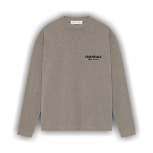 Fear of God Essentials Classic Long Sleeve Tee 'Homestead Heather'