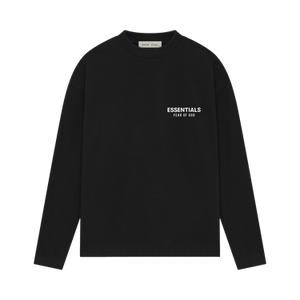 Fear of God Essentials Classic Long Sleeve Tee 'Vintage Black/White'