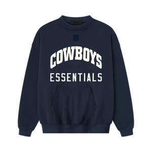 Fear of God Essentials Cowboys Sport Crewneck 'Dark Sapphire'