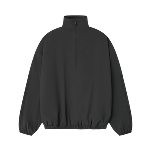 Fear of God Essentials Womens Nylon Half Zip Track Jacket 'Iron Grey'