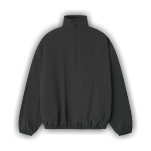 Fear of God Essentials Womens Nylon Half Zip Track Jacket 'Iron Grey'