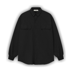 Fear of God Essentials Oxford Shirt 'Jet Black'
