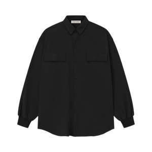 Fear of God Essentials Oxford Shirt 'Jet Black'
