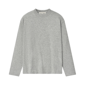 Fear of God Essentials Classic Knit Long Sleeve Tee 'Concrete Heather'