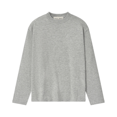 Fear of God Essentials Classic Knit Long Sleeve Tee 'Concrete Heather'
