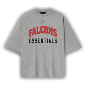 Fear of God Essentials Falcons 90s 3/4 Sleeve Tee 'Concrete Heather'
