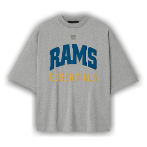Fear of God Essentials Rams 90s 3/4 Sleeve Tee 'Concrete Heather'