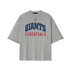 Fear of God Essentials Giants 90s 3/4 Sleeve Tee 'Concrete Heather'