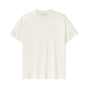 Fear of God Essentials Embroidered Classic Tee 'Ivory'
