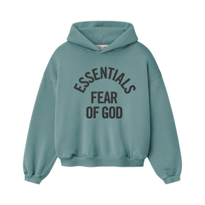 Fear of God Essentials Campus 90s Hoodie 'Faded Coastal'