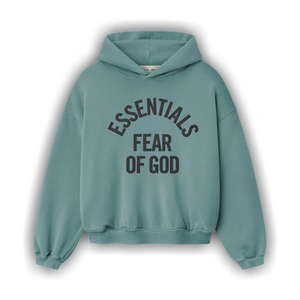 Fear of God Essentials Campus 90s Hoodie 'Faded Coastal'