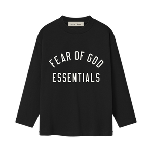Fear of God Essentials Classic Long Sleeve Tee 'Vintage Black'