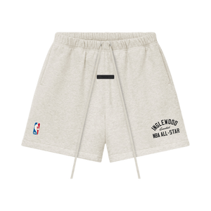 Fear of God Essentials Inglewood x All Star Weekend '26 Classic Sweatshort 'Oatmeal Heather'