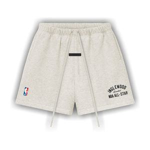 Fear of God Essentials Inglewood x All Star Weekend '26 Classic Sweatshort 'Oatmeal Heather'