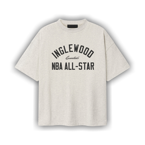 Fear of God Essentials Inglewood x All Star Weekend '26 90s Tee 'Oatmeal Heather'