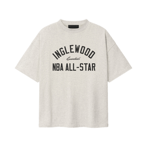 Fear of God Essentials Inglewood x All Star Weekend '26 90s Tee 'Oatmeal Heather'