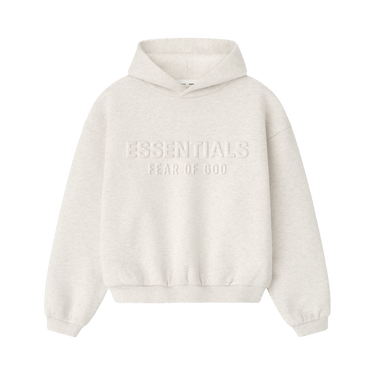 Fear of God Essentials Embossed Classic Hoodie 'Oatmeal Heather'