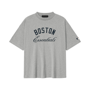 Fear of God Essentials Red Sox 90s Tee 'Concrete Heather'