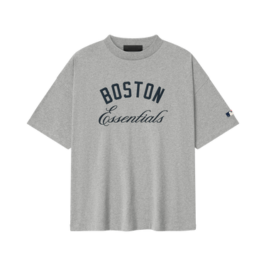 Fear of God Essentials Red Sox 90s Tee 'Concrete Heather'