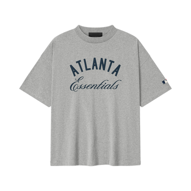 Fear of God Essentials Braves 90s Tee 'Concrete Heather'
