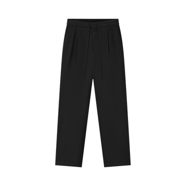 Fear of God Essentials Cotton Canvas Pleat Front Pant 'Vintage Black'