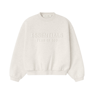 Fear of God Essentials Embossed Classic Crewneck Sweatshirt 'Oatmeal Heather'