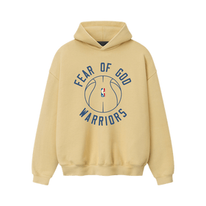 Fear of God Essentials Warriors x Barkley Hendricks 90s Hoodie 'Italian Straw'
