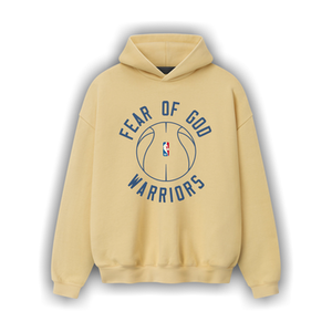 Fear of God Essentials Warriors x Barkley Hendricks 90s Hoodie 'Italian Straw'