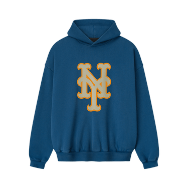 Fear of God Essentials Mets Sport Hoodie 'Blue Sapphire'