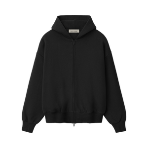 Fear of God Essentials Signature Classic Zip-Up Hoodie 'Vintage Black'