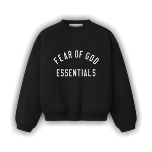 Fear of God Essentials Classic Crewneck Sweatshirt 'Vintage Black'