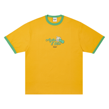 Palace Aglio E Olio Ringer T-Shirt 'Sunny Yellow'