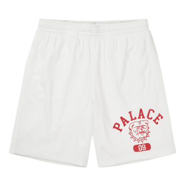 Palace Bulldog Mesh Short 'White'