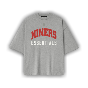 Fear of God Essentials Forty Niners 90s 3/4 Sleeve Tee 'Concrete Heather'