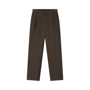 Fear of God Essentials Cotton Canvas Pleat Front Pant 'Brown'