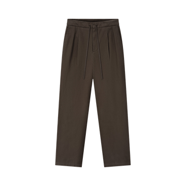 Fear of God Essentials Cotton Canvas Pleat Front Pant 'Brown'