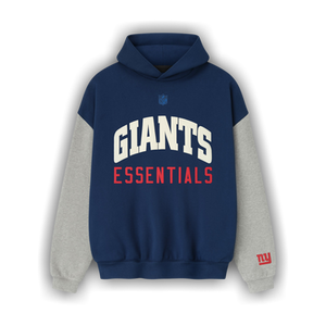 Fear of God Essentials Giants Sport Hoodie 'Blue Estate/ Concrete Heather'