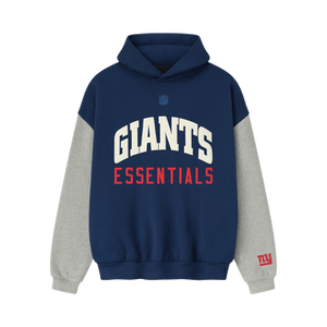 Fear of God Essentials Giants Sport Hoodie 'Blue Estate/ Concrete Heather'