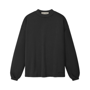 Fear of God Essentials Signature Classic Long Sleeve Tee 'Faded Black'