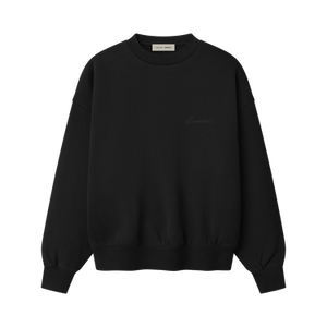 Fear of God Essentials Signature Classic Crewneck Sweatshirt 'Vintage Black'