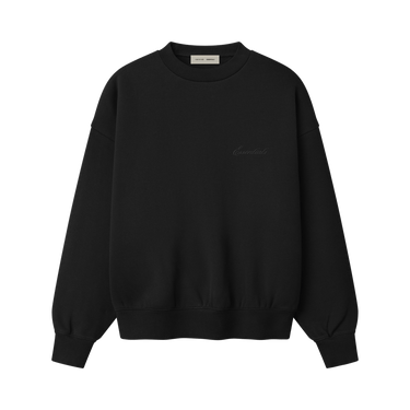 Fear of God Essentials Signature Classic Crewneck Sweatshirt 'Vintage Black'