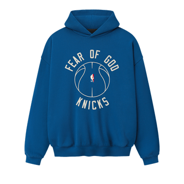 Fear of God Essentials Knicks x Barkley Hendricks 90s Hoodie 'Faded Blue'