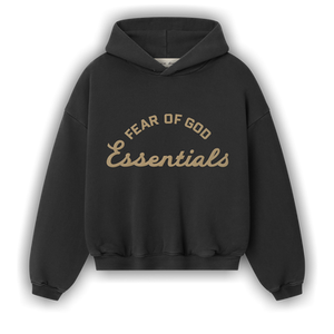 Fear of God Essentials 90s Hoodie 'Faded Black'
