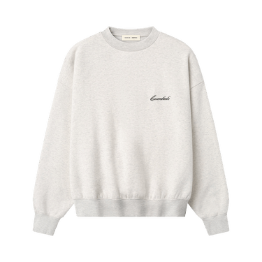 Fear of God Essentials Signature Classic Crewneck Sweatshirt 'Oatmeal Heather'